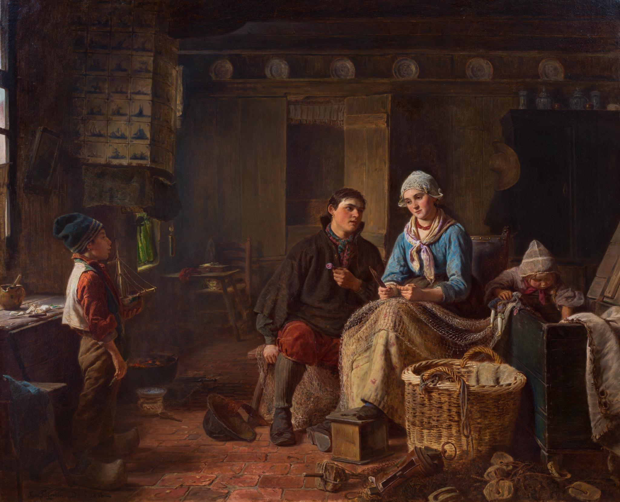 Amour, famille et artisanat : Une histoire racontée dans les moindres détails par Ferdinand Fagerlin en vente 1