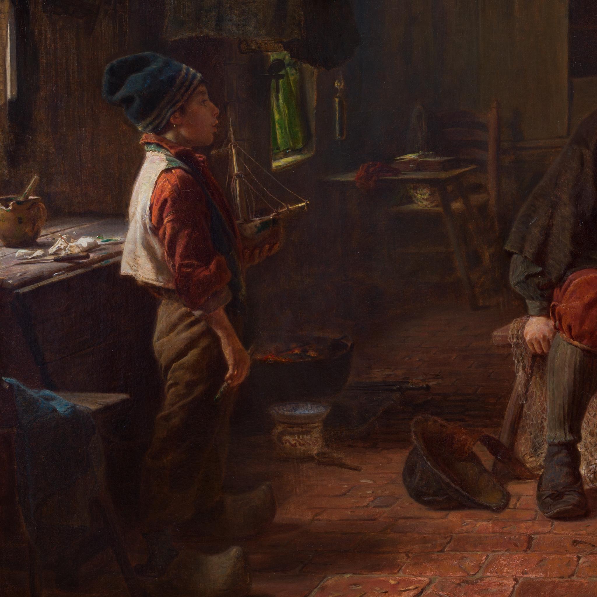 Amour, famille et artisanat : Une histoire racontée dans les moindres détails par Ferdinand Fagerlin en vente 4