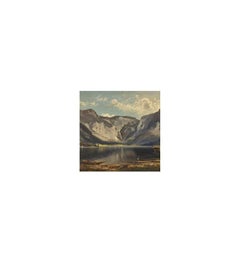 Feldhütter Ferdinand (1842-1898)+ View of Hallstatt and Lake Hallstatt