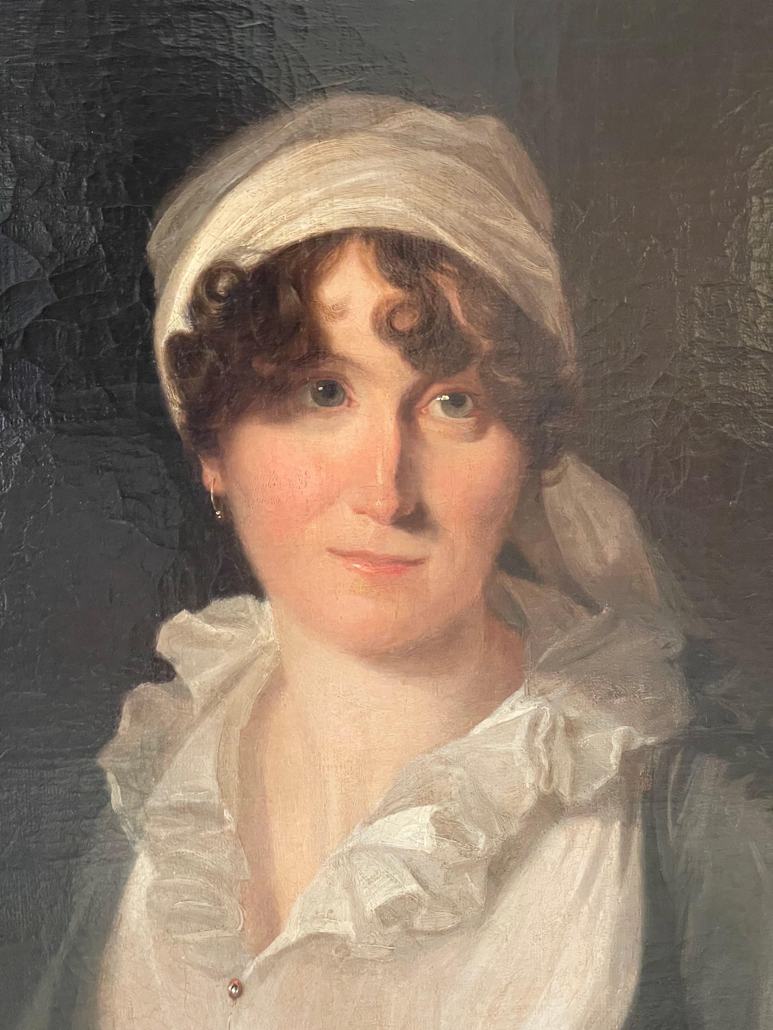 Portrait d'une dame Artistics : Ferdinand Georg Waldmüller (1793-1865) 
Médium : Huile sur toile 
Période : Début du 19ème siècle 
Dimensions : Encadré : 84 x 61 cm Non encadré : 72 x 62 cm 
Provenance : Comprend une documentation du Dr. Arthur