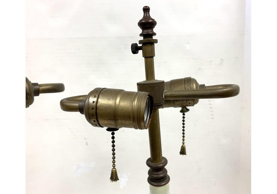 Ferdinand Gervais Pair Of Dore` Bronze Candle Sticks Mounted As Lamps For Sale 6