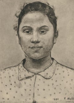 "Young Peasant Girl" Copper Plate Heliogravure