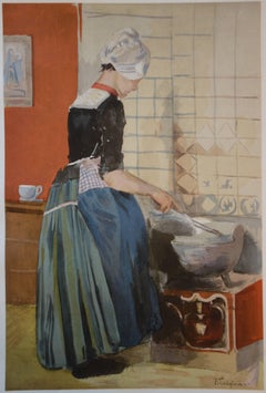 The Cook – Originallithographie, 1898