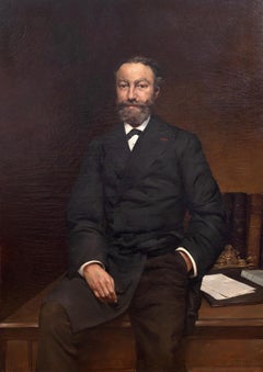 Portrait of Richard-Gabriel MORRIS (1837-1914), the artist’s father-in-law