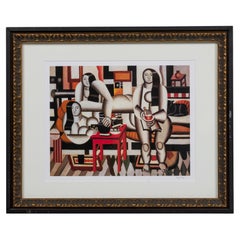 Ferdinand Leger French Cubist Lithograph, Titled: "Three Women" Ferdinand Leger French Cubist Lithograph, Titled: "Three Women"