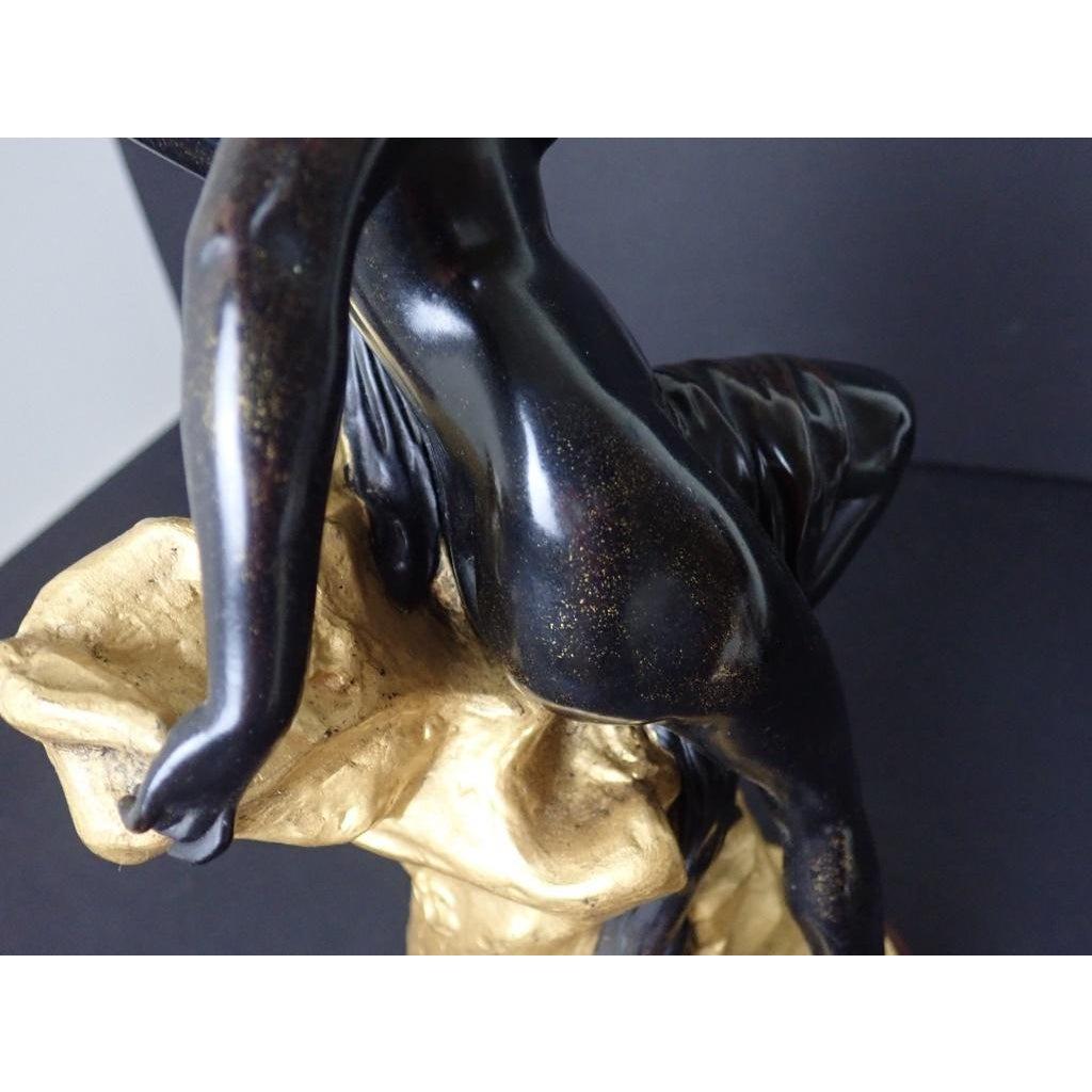 Dor And Patinated Bronze Nude Late 19th Century By Ferdinand Lepcke At dor-and-patinated-bronze-nude-late-19th-century-by-ferdinand-lepcke-at