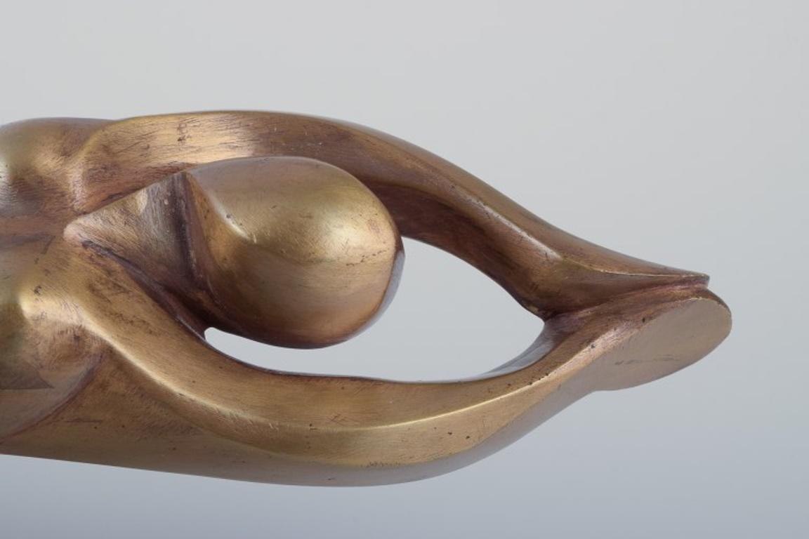 Ferdinand Parpan, scultore francese molto quotato. Scultura in bronzo di donna nuda In condizioni ottime in vendita a Copenhagen, DK