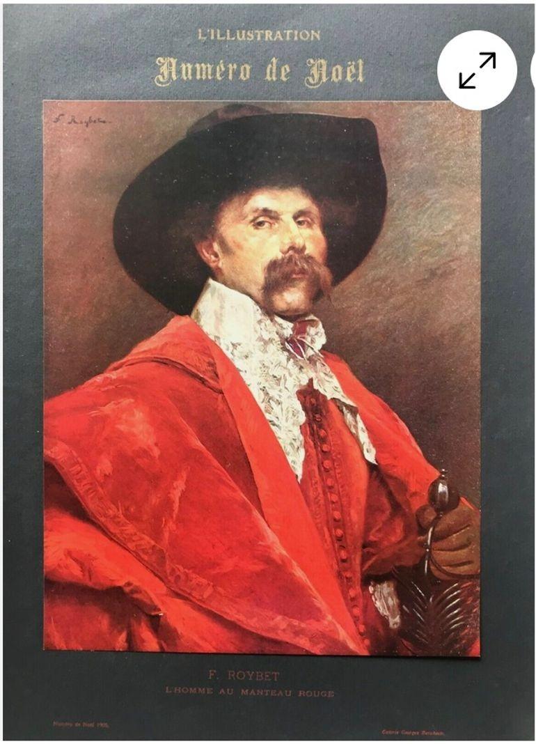 Ferdinand Roybet (französisch, 1840-1920) Porträtbild eines Caveliers ca. 1900 im Angebot 6