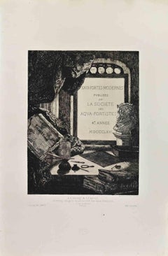 A Cadart & Luquet - Etching by Ferdinand Roybet - 1860s