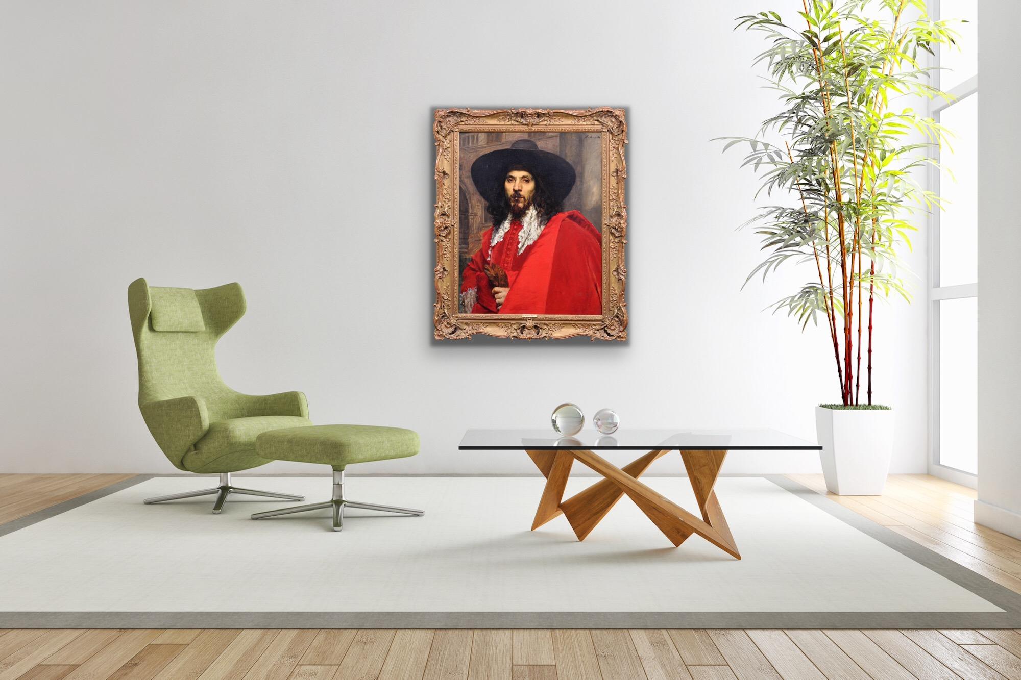 Le Mousquetaire.Musketeer.Cavalier.Spanish Tradition.Diego Velázquez Influence. For Sale 4
