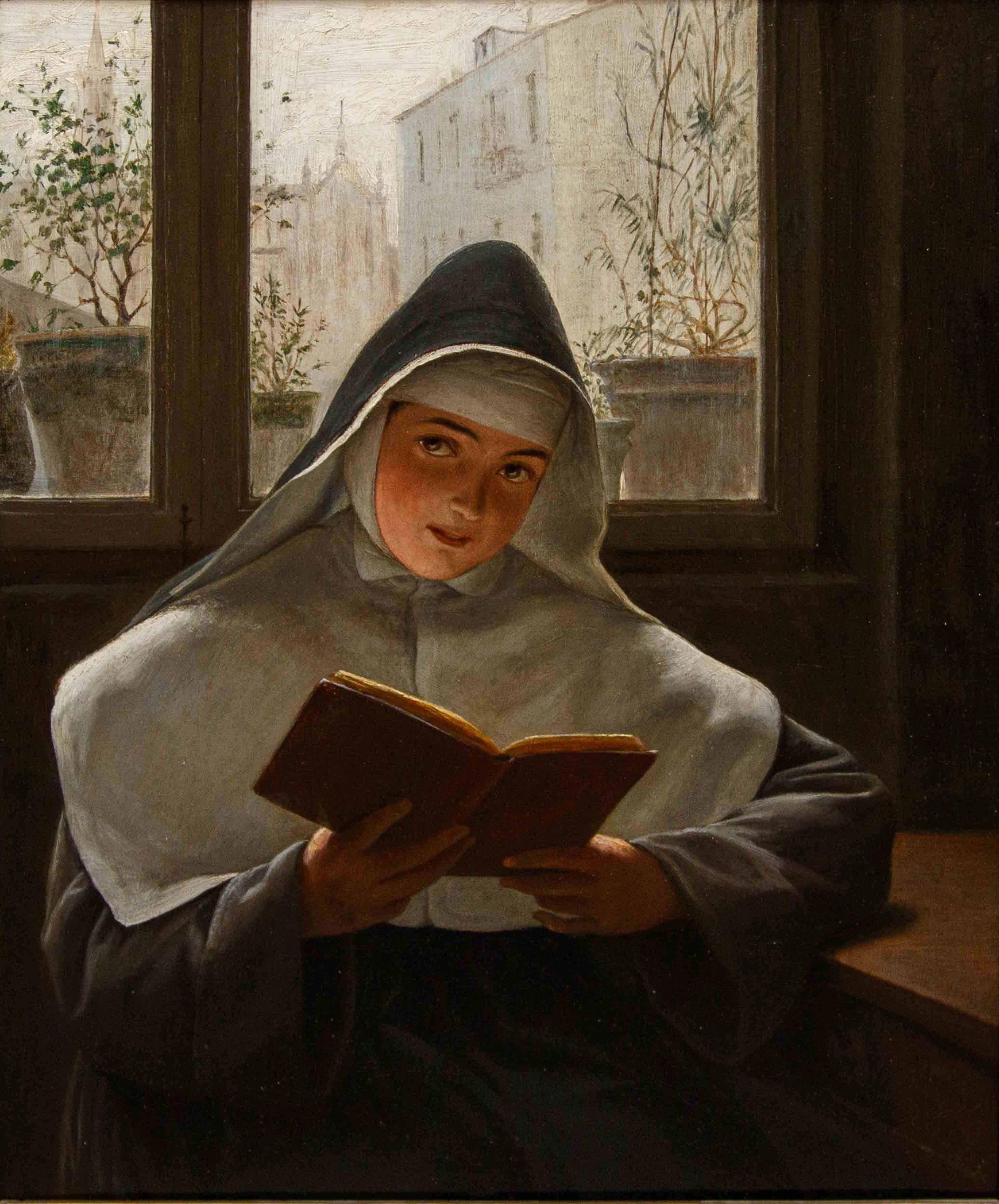 Ferdinando Brambilla (Mailand, 1838-1921), Die Nonne von Monza im Angebot 9