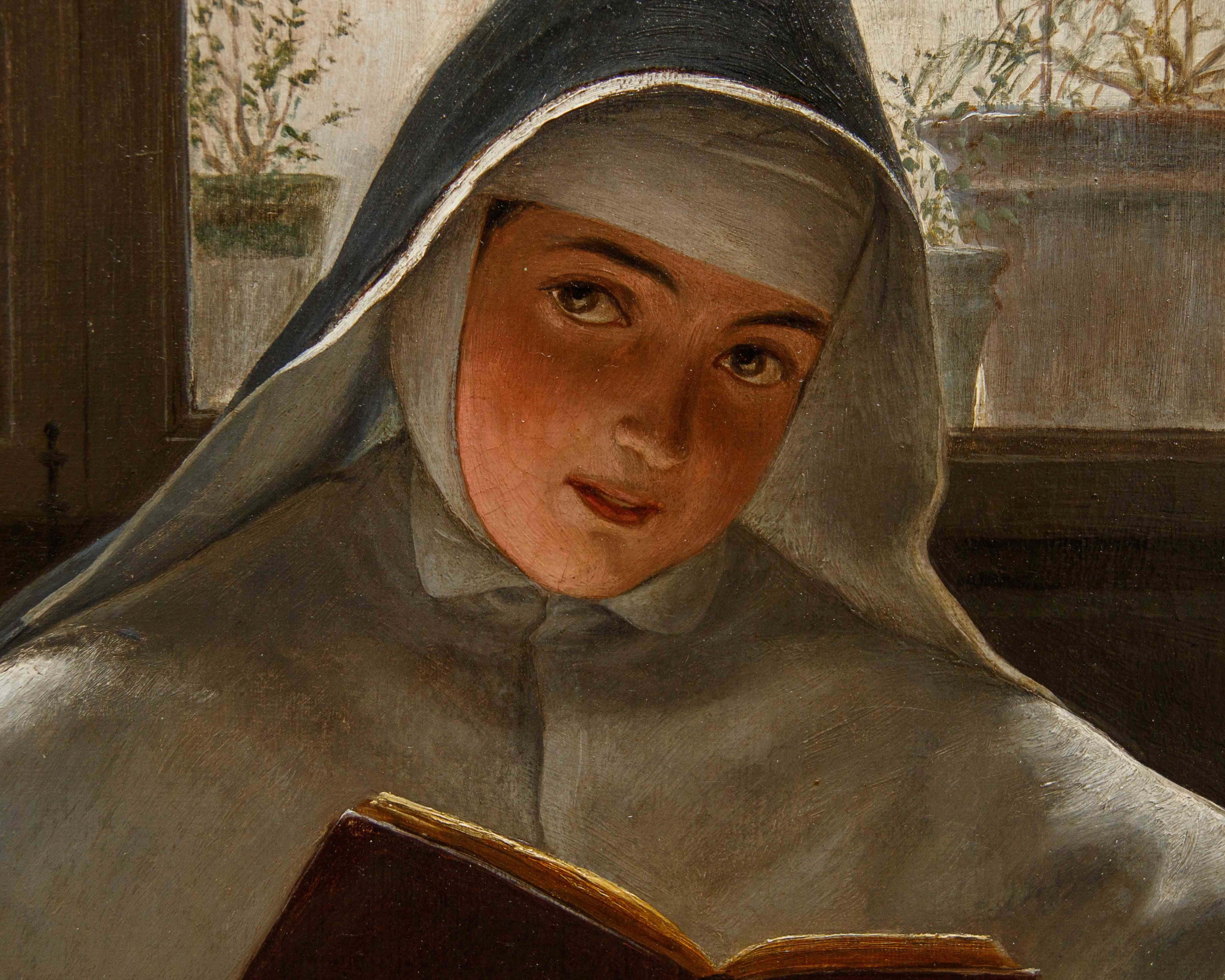 Ferdinando Brambilla (Mailand, 1838-1921), Die Nonne von Monza im Angebot 1
