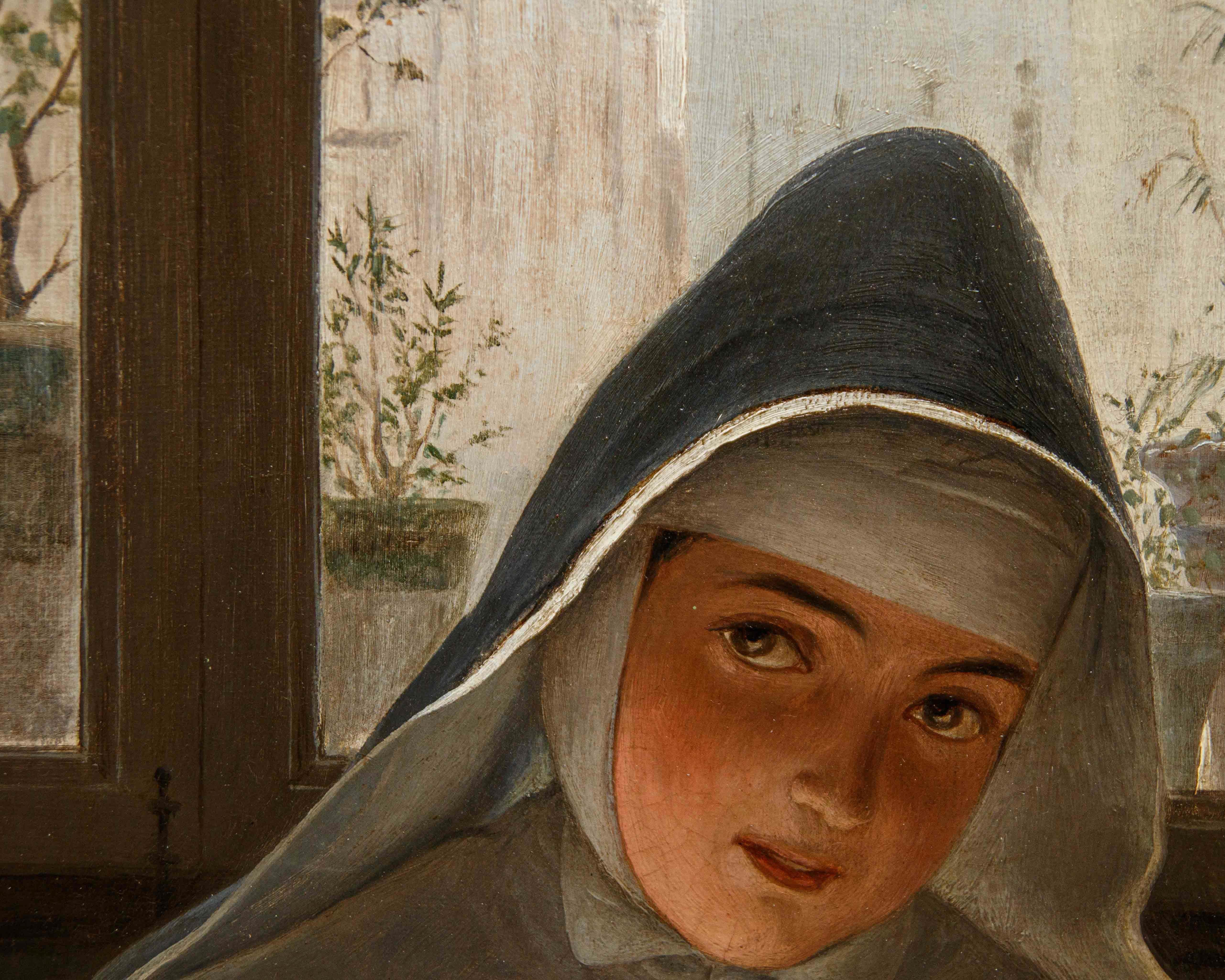 Ferdinando Brambilla (Mailand, 1838-1921), Die Nonne von Monza im Angebot 3
