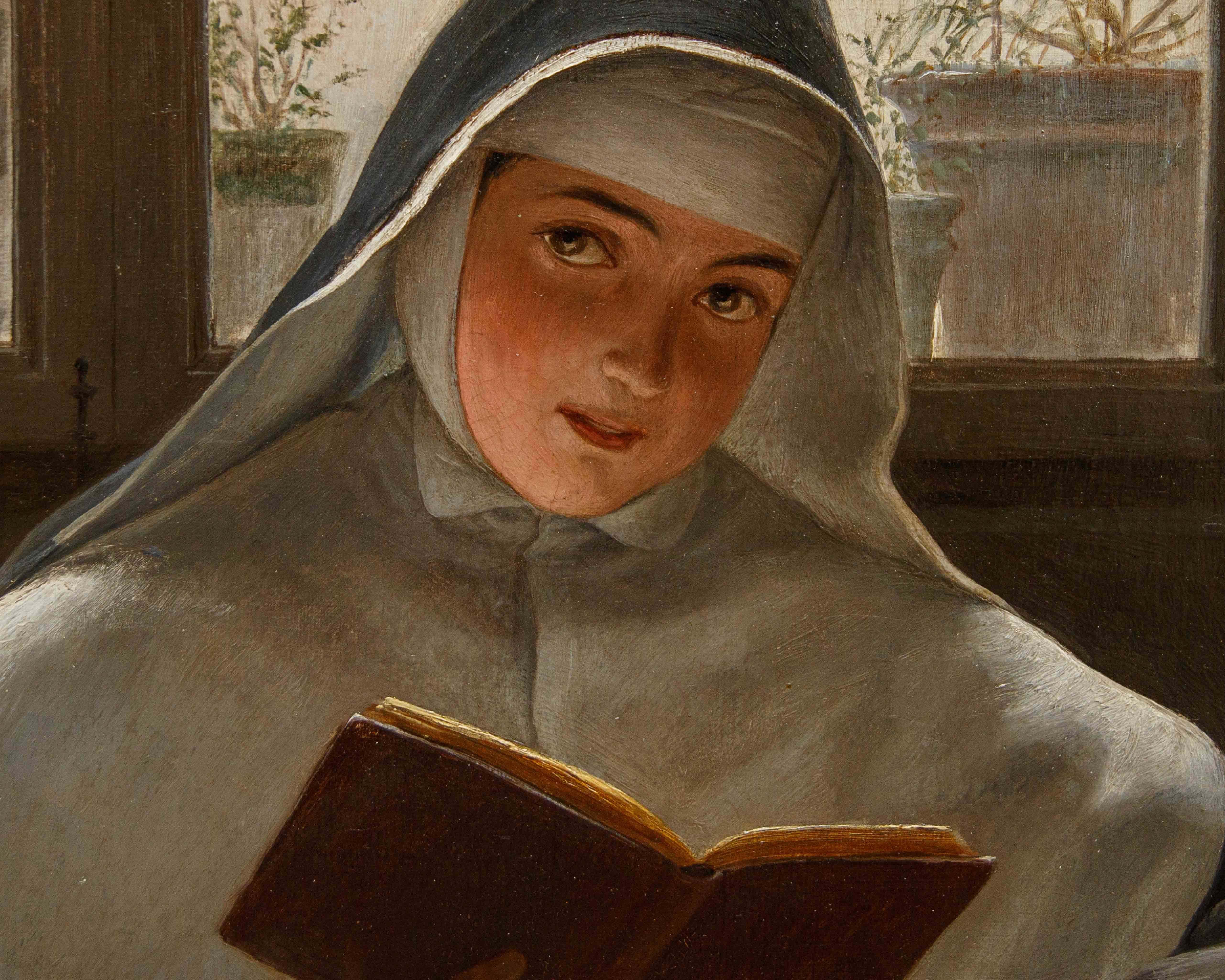 Ferdinando Brambilla (Mailand, 1838-1921), Die Nonne von Monza im Angebot 7