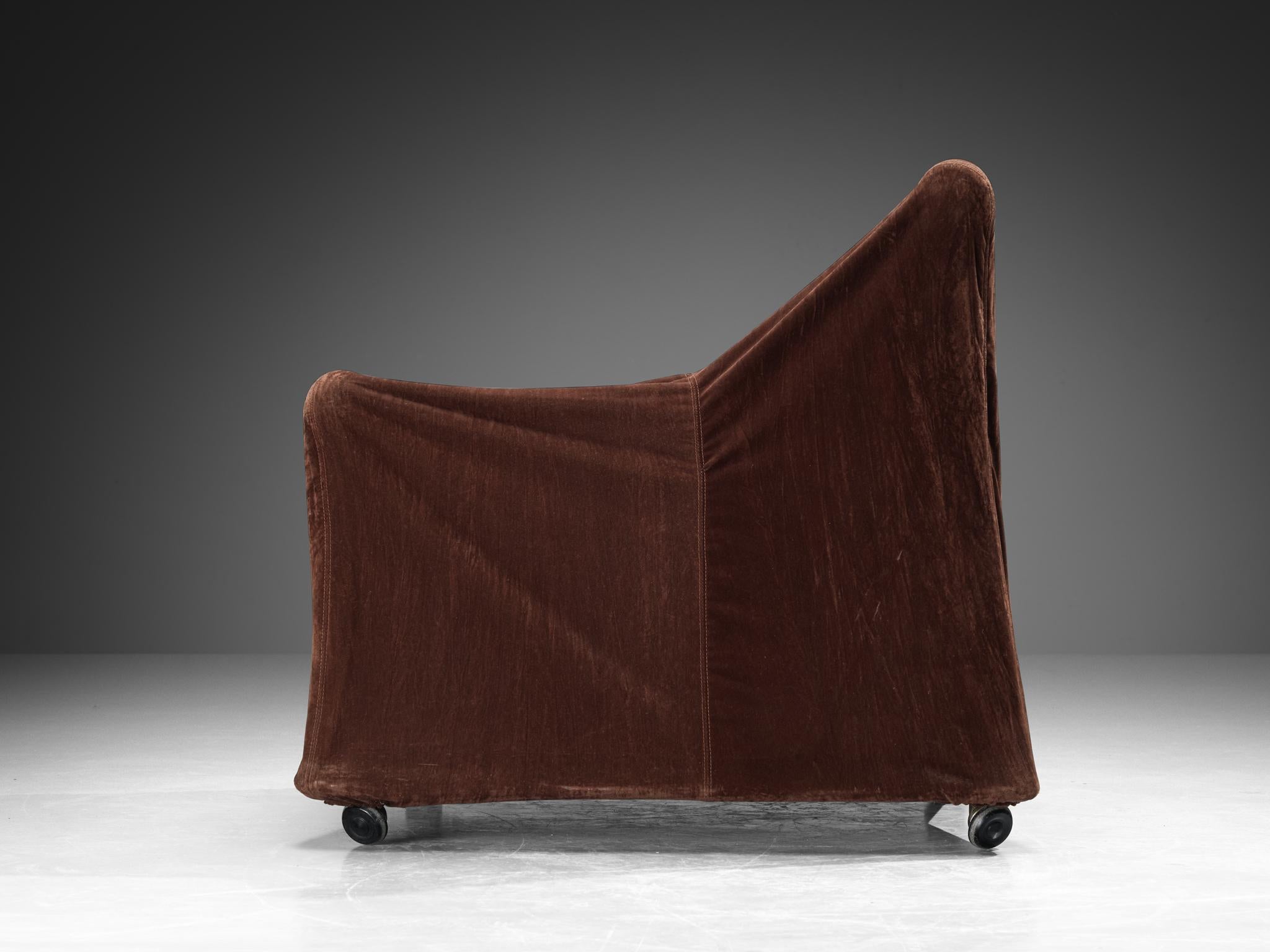 Post-Modern Ferdinando Buzzi for Ferruccio Brunati 'Camilla' Lounge Chair For Sale