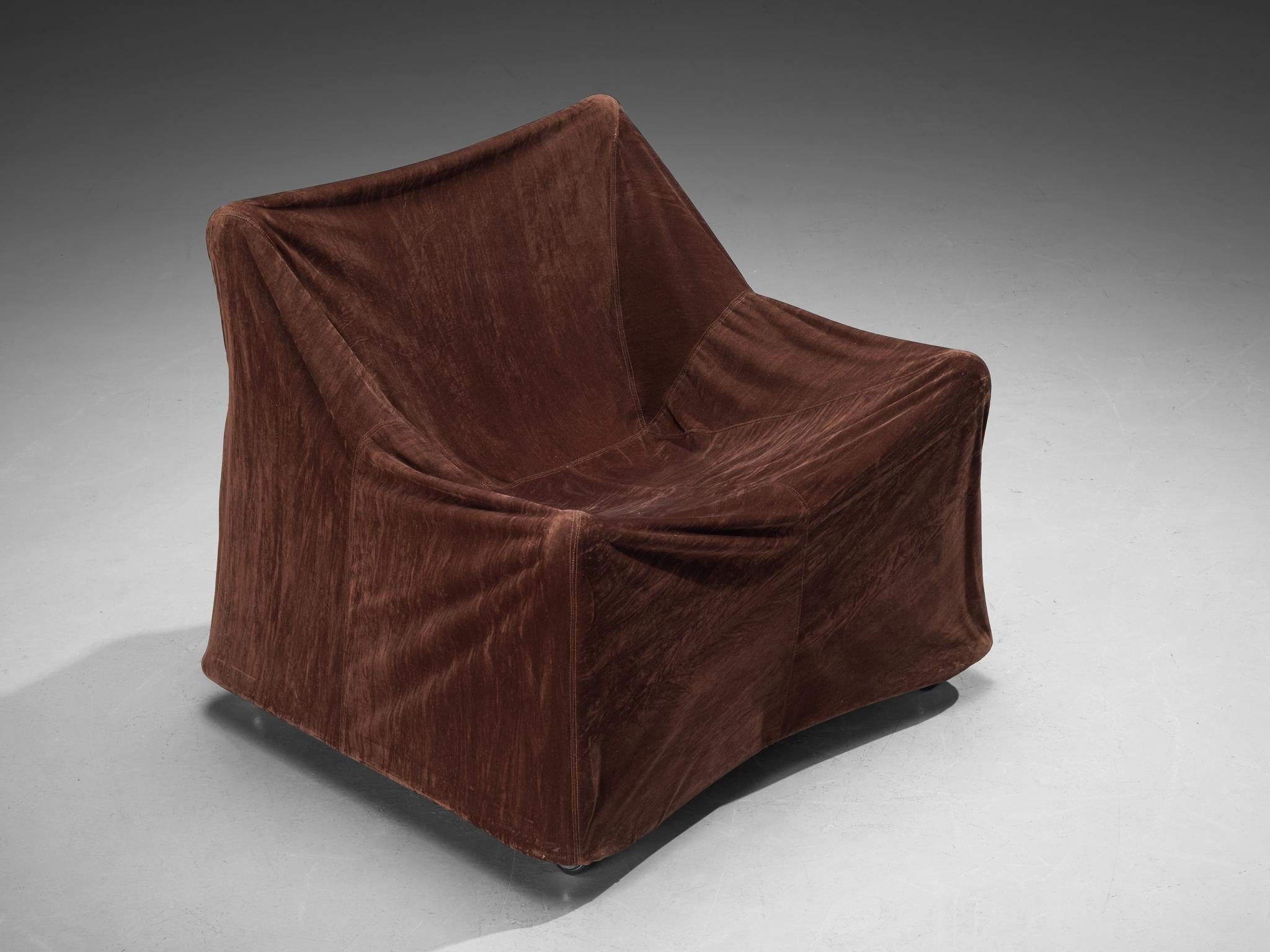 Metal Ferdinando Buzzi for Ferruccio Brunati 'Camilla' Lounge Chair For Sale