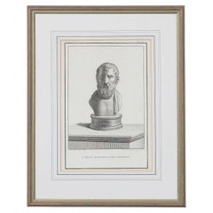 Ferdinando Campana Print Of Ancient Roman Bust