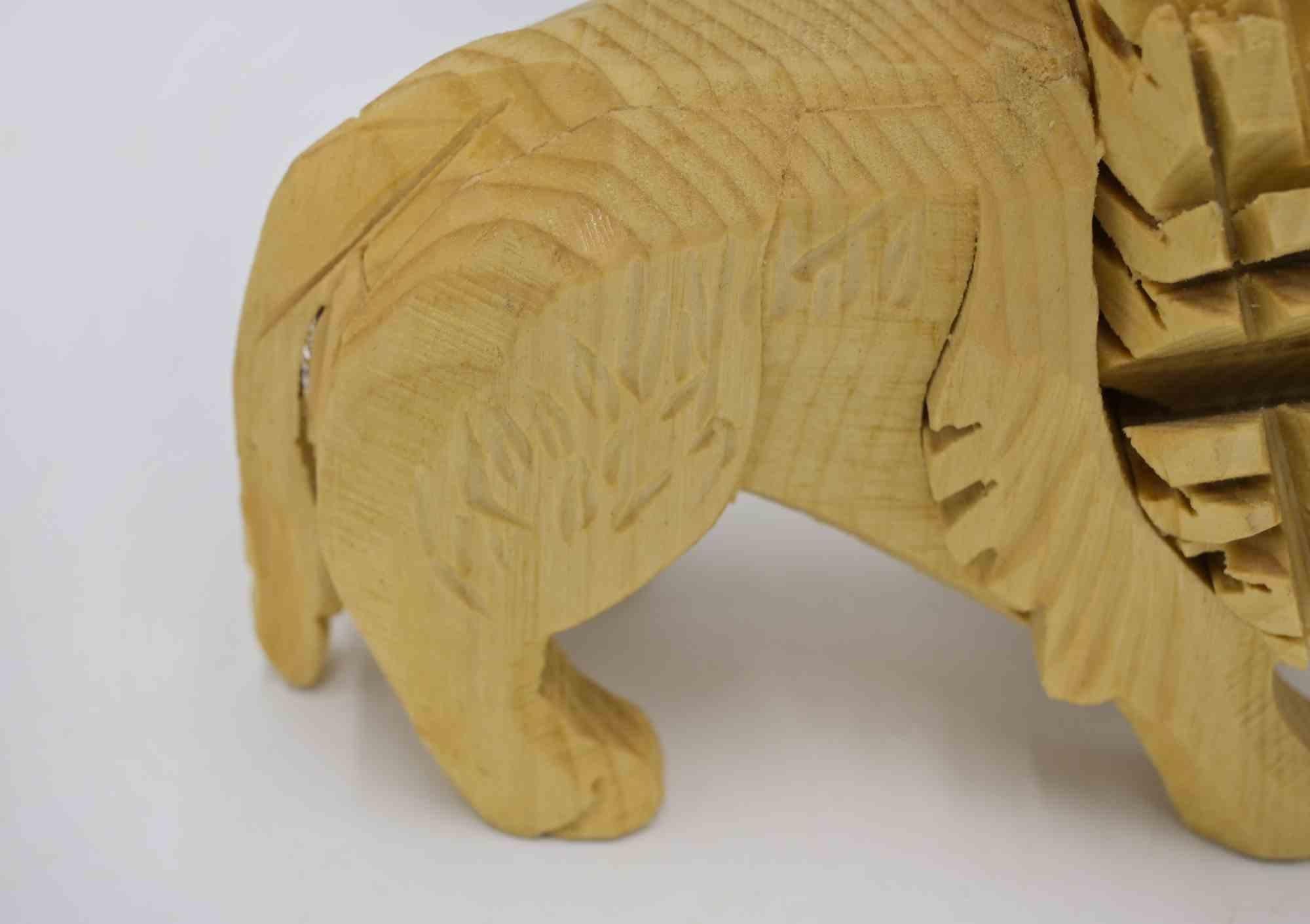 León - Escultura de madera de Ferdinando Codognotto - 2023 en venta 1
