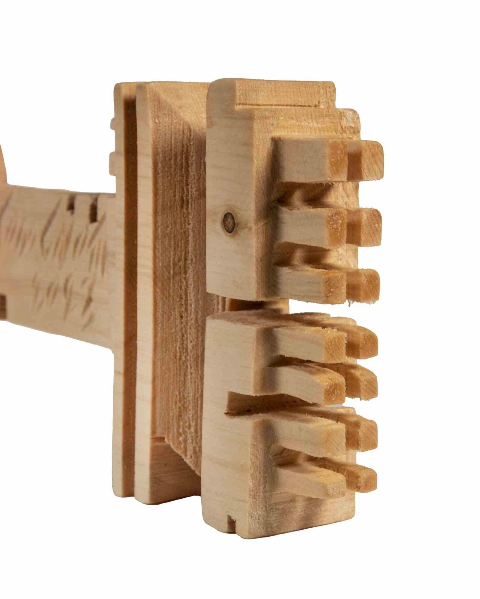 The Key to Heart – Holzskulptur von Ferdinando Codognotto – Holzskulptur – 2023 im Angebot 2
