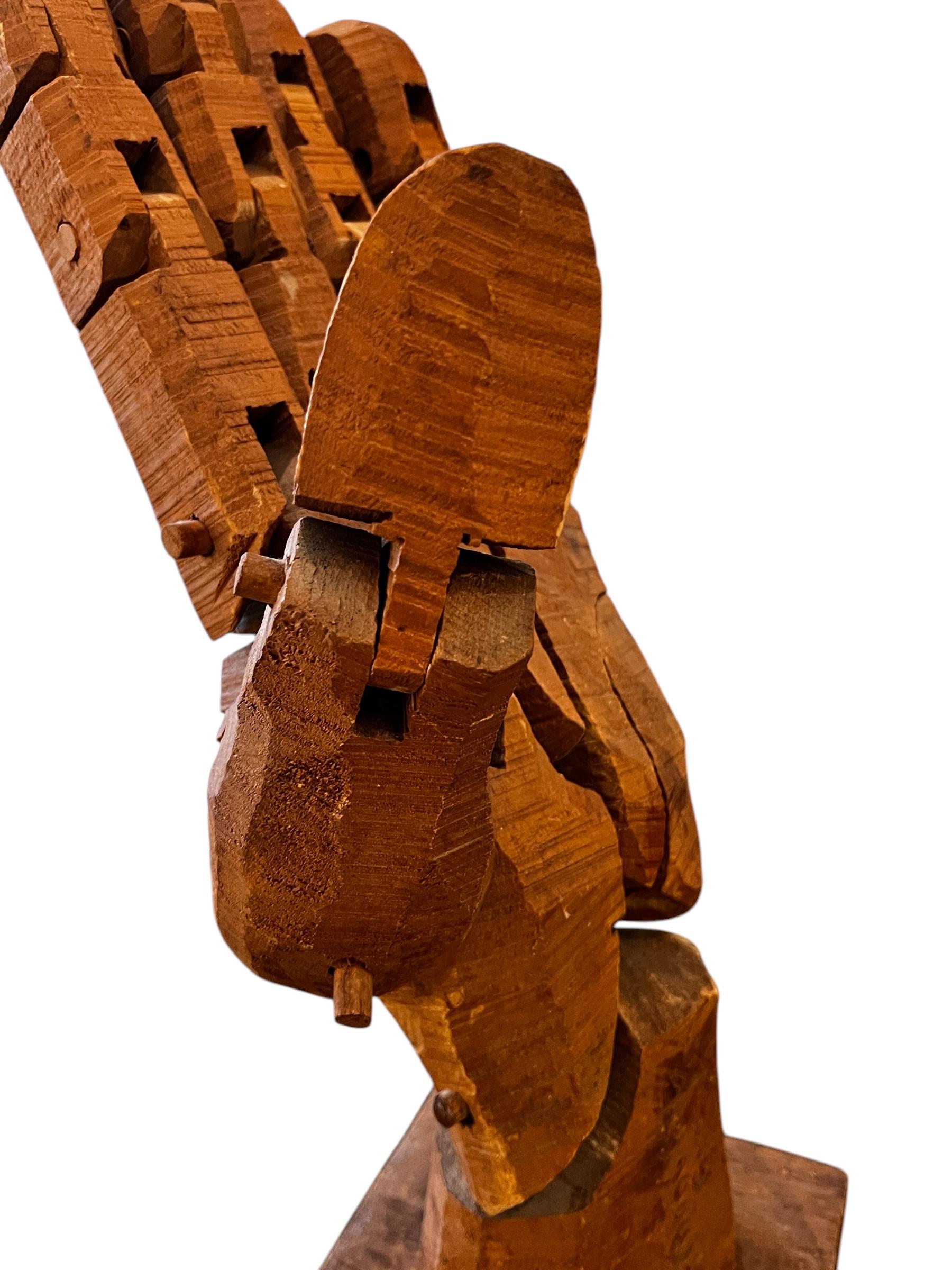 Scultura a mano in legno di Ferdinando Codognotto, Roma, 2015 in vendita 7