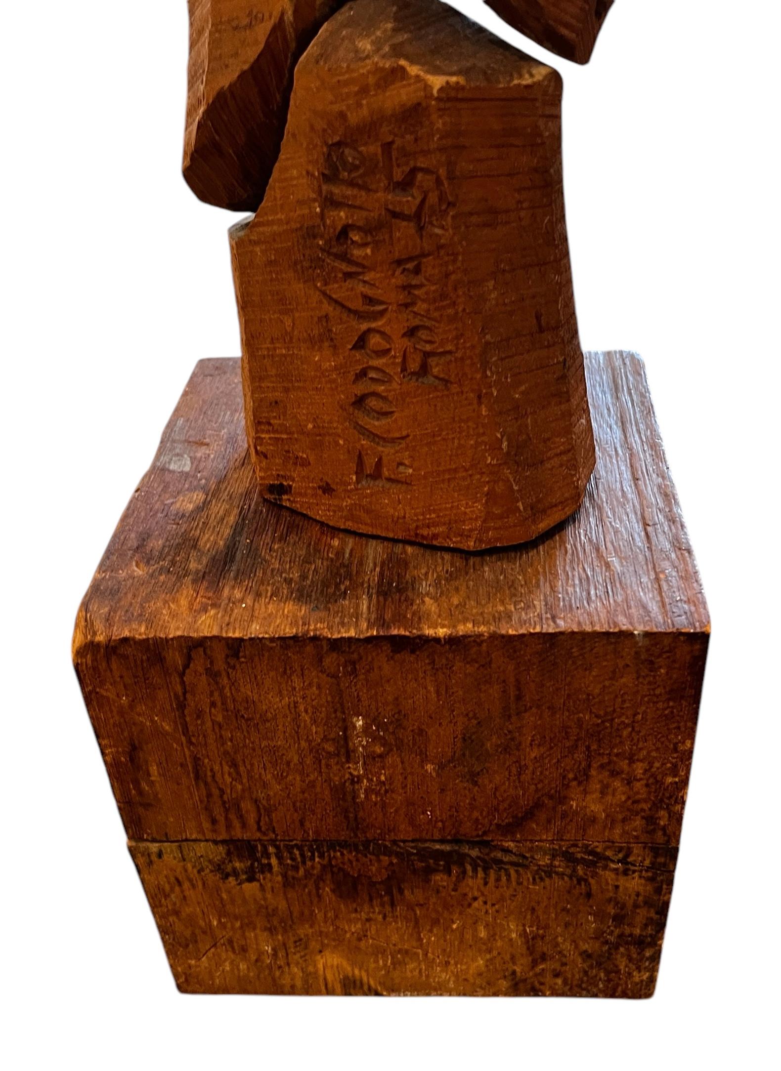 Scultura a mano in legno di Ferdinando Codognotto, Roma, 2015 in vendita 10