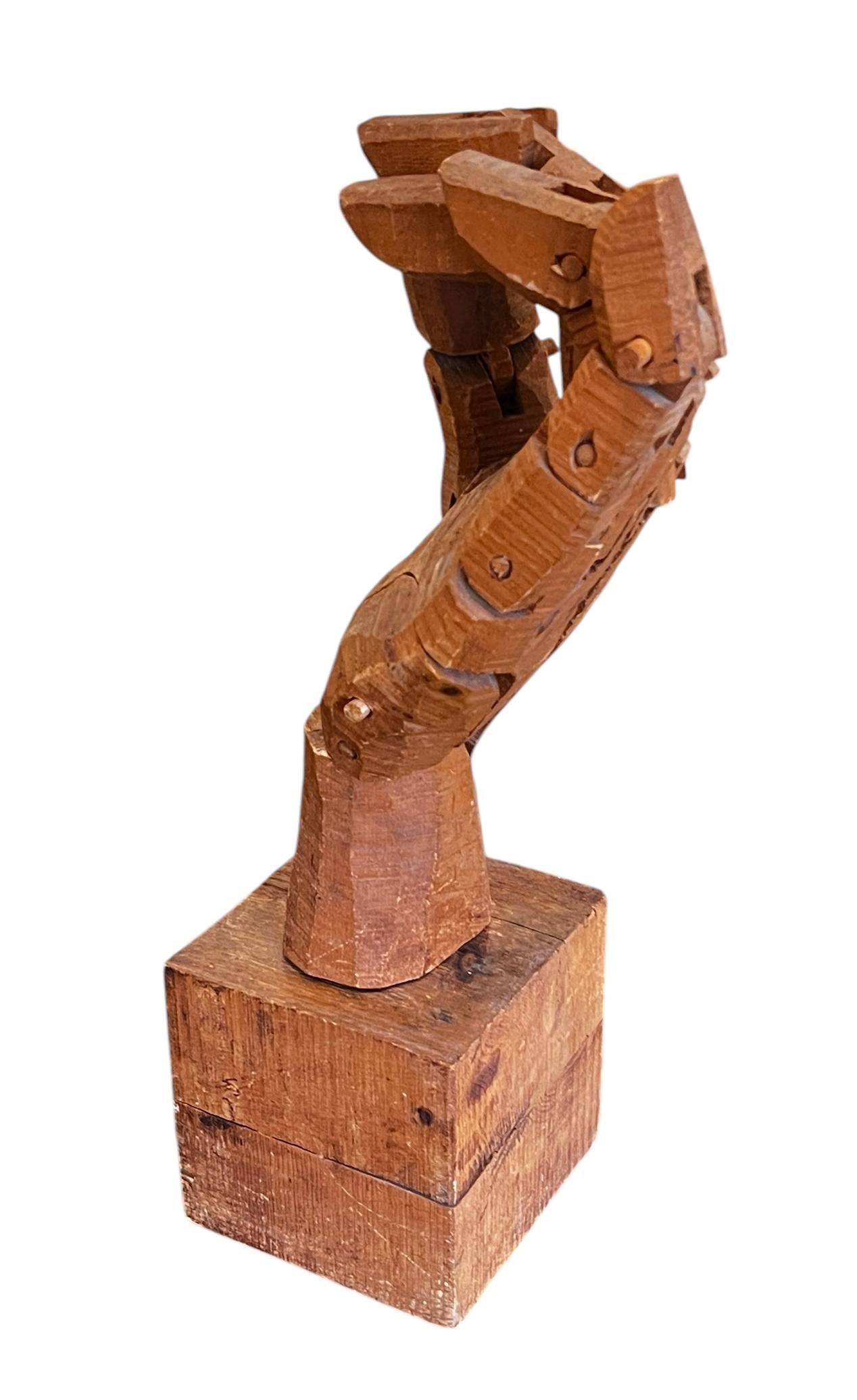 Scultura a mano in legno di Ferdinando Codognotto, Roma, 2015 In condizioni buone in vendita a New York, NY