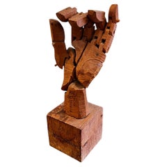 Ferdinando Codognotto Wooden Hand Sculpture, Roma, 2015