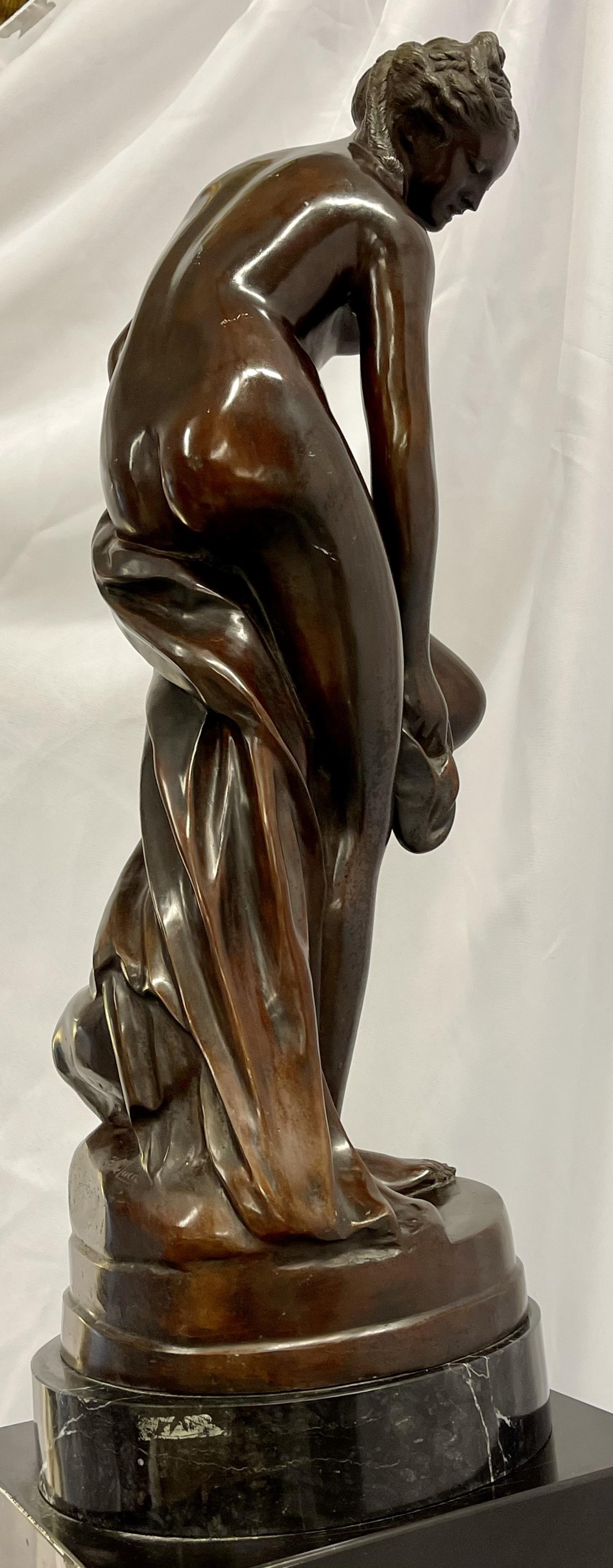 Ferdinando Deluca Sculpture of a Nude on a Marble Base 11