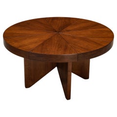 Ferdinando Meccani 'Circolare' Dining Table or Center Table in Walnut