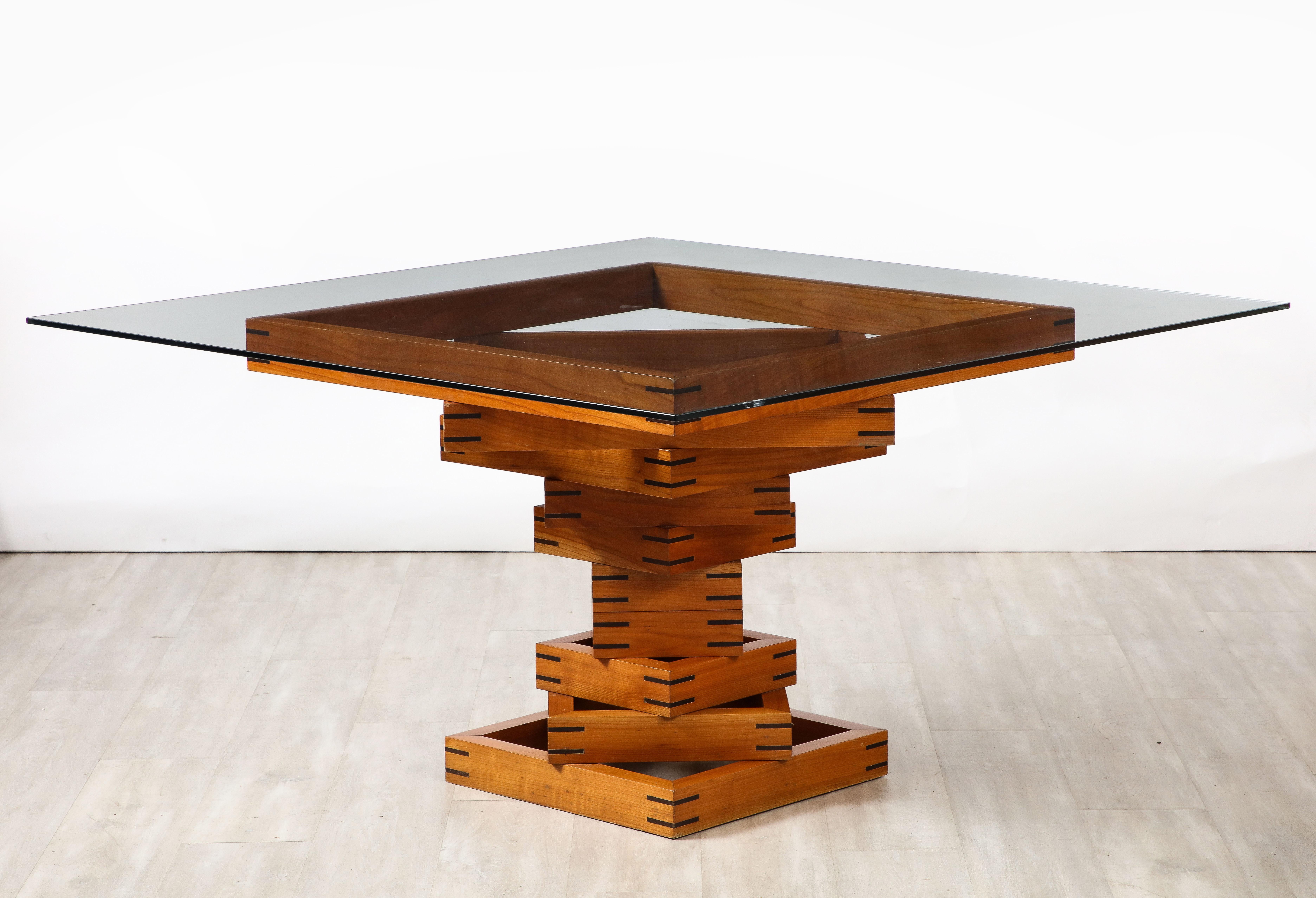  Ferdinando Meccani “Corinto” Dining Table Italy, 1978 For Sale 8