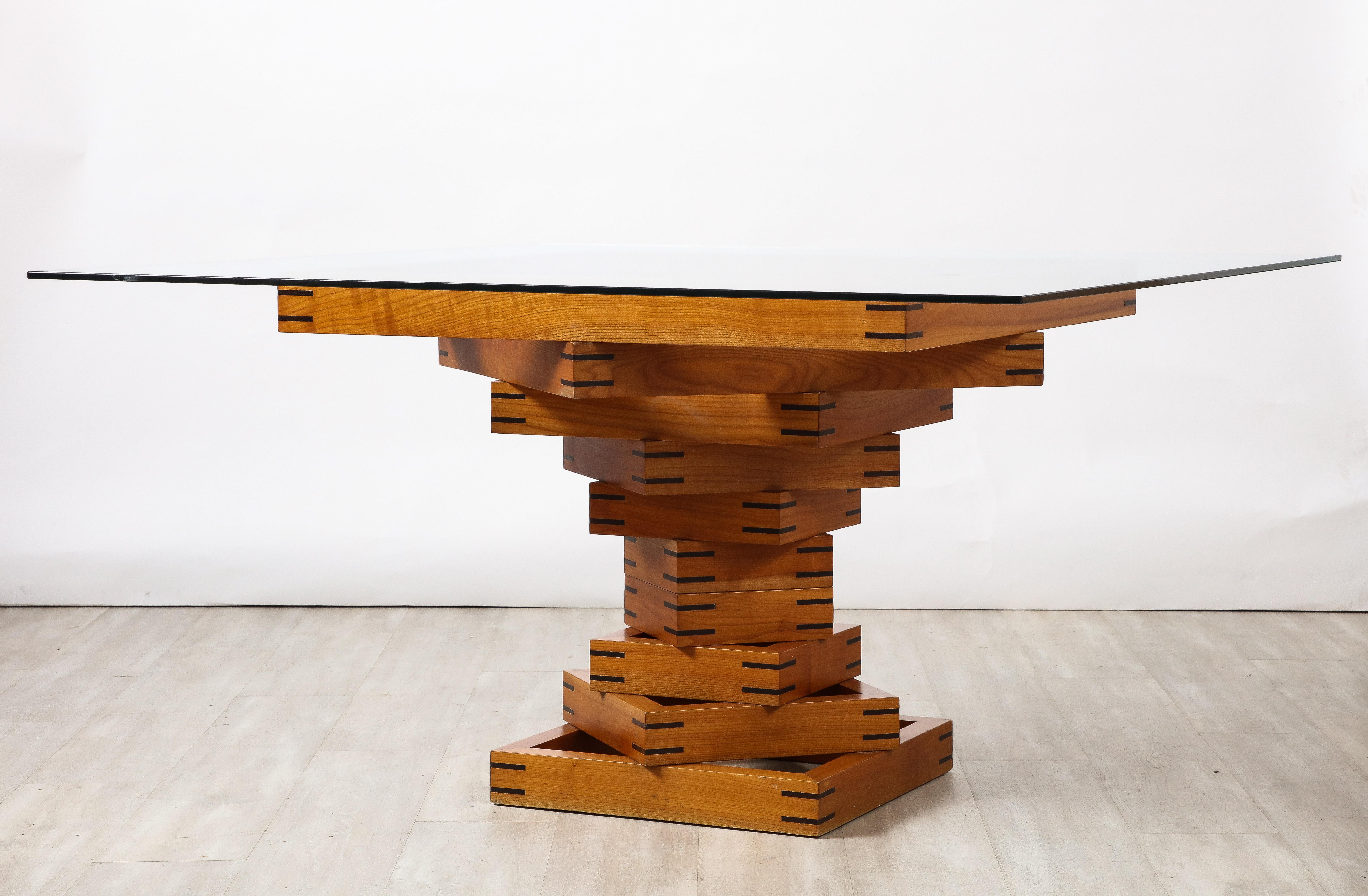  Ferdinando Meccani “Corinto” Dining Table Italy, 1978 For Sale 11