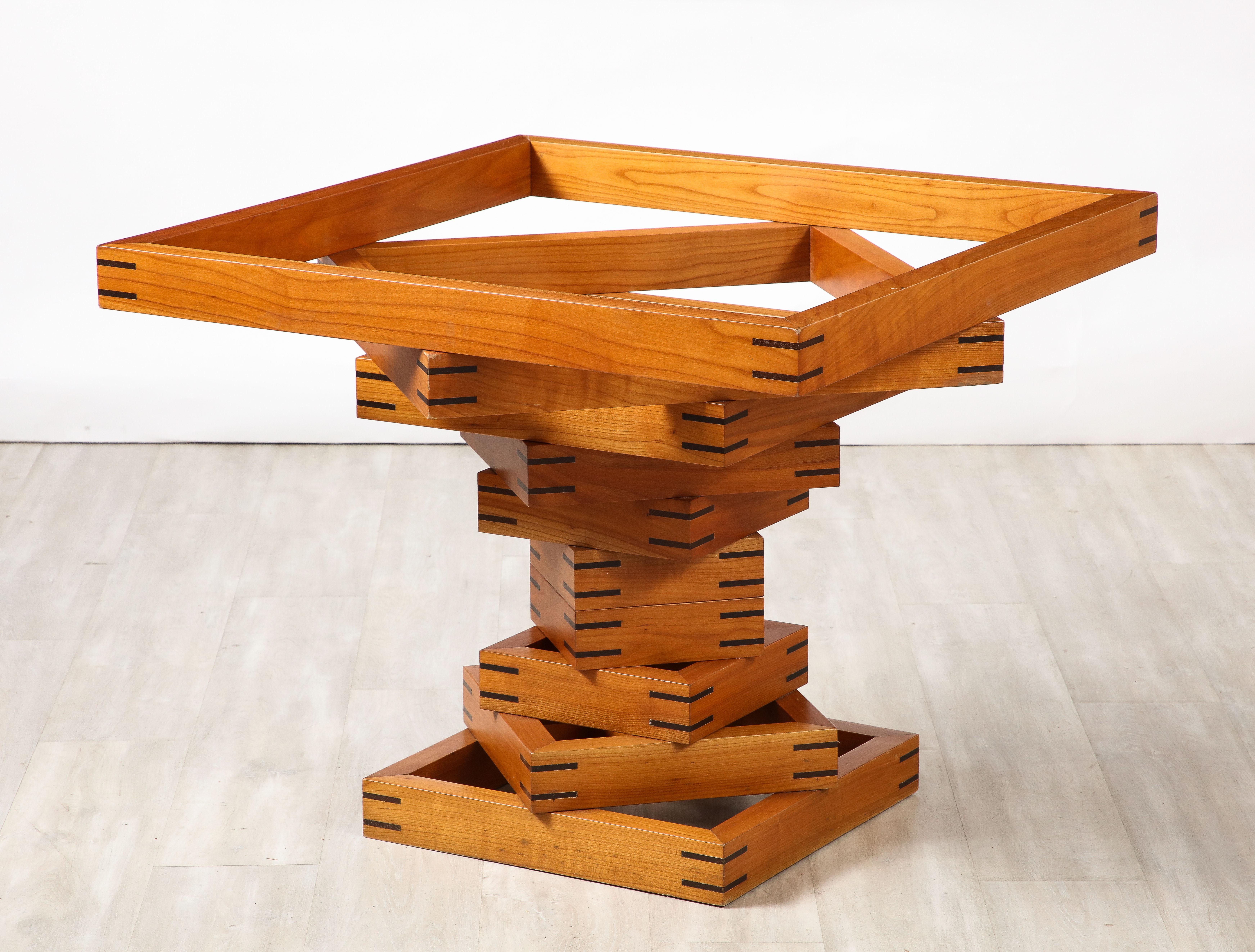 Moderne  Table de salle à manger Ferdinando Meccani Corinto Italie, 1978 en vente