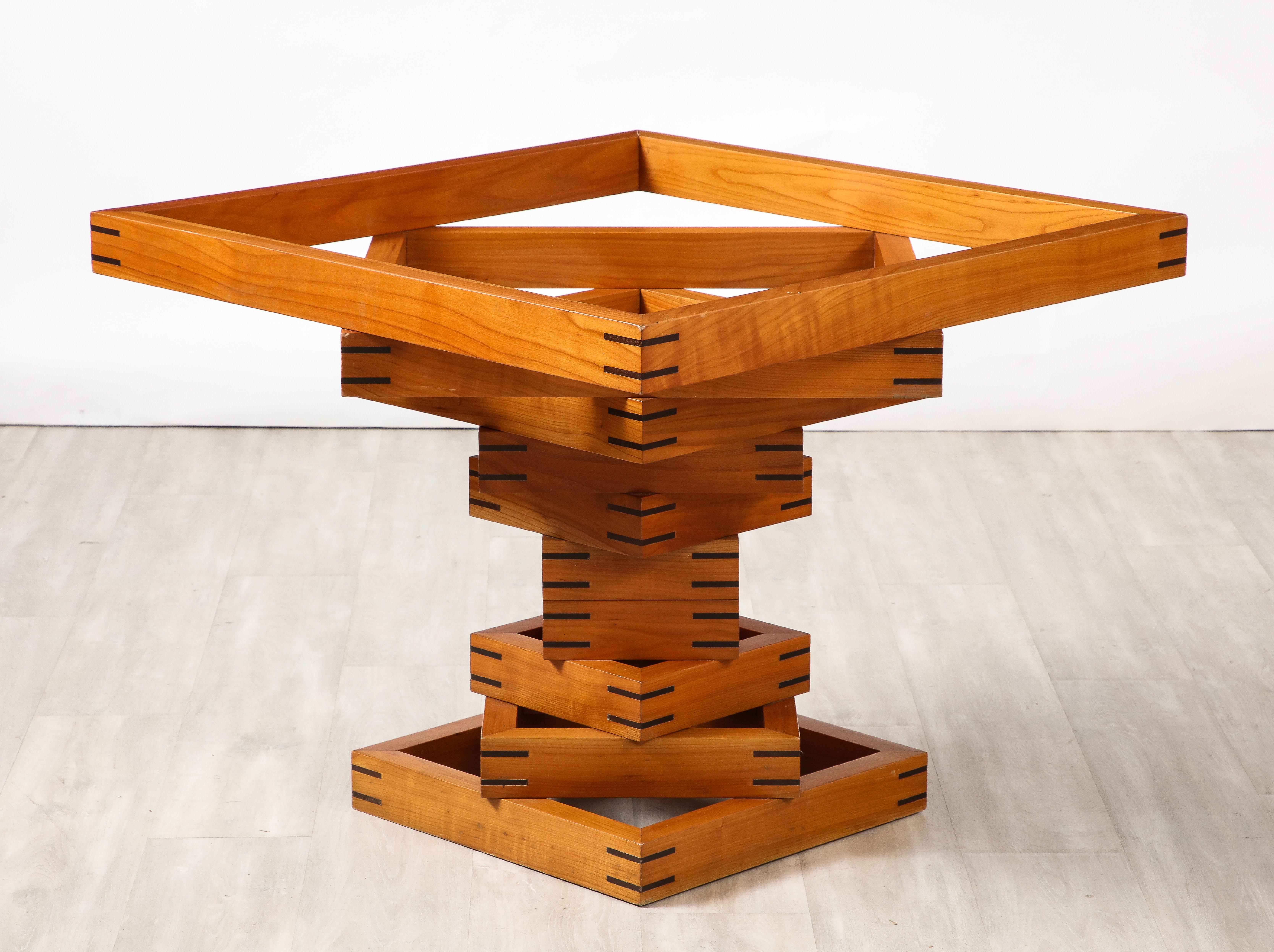  Ferdinando Meccani “Corinto” Dining Table Italy, 1978 In Good Condition For Sale In New York, NY
