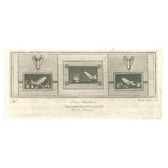 Scène romaine antique - gravure - XVIIIe siècle