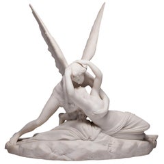 Ferdinando Vichi Italian, 1875-1945 Large Marble Sculpture