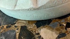 Ferdinando Vichi Italian White Marble Sculpture of a Female