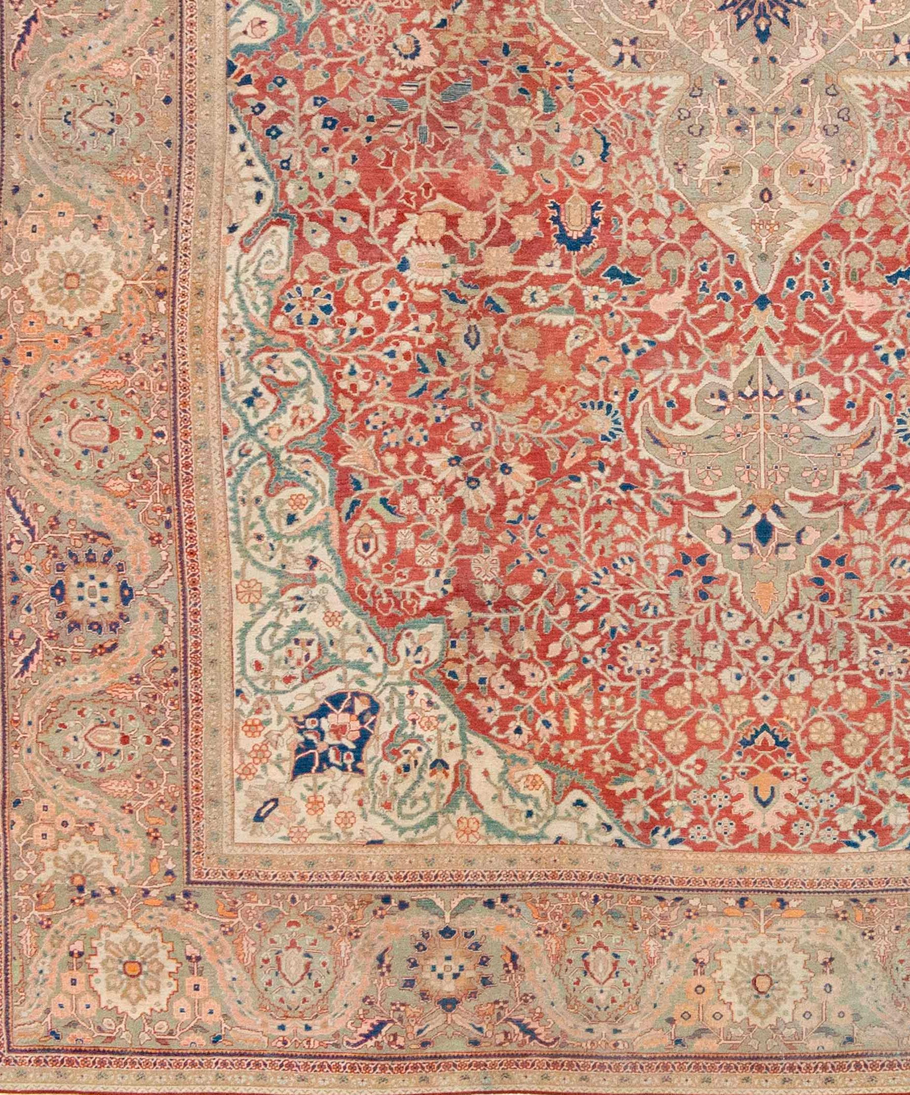 Hand-Woven Fereghan Sarouk Carpet For Sale