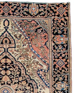 Antique Persian Fereghan Sarouk Rug, c. 1900
