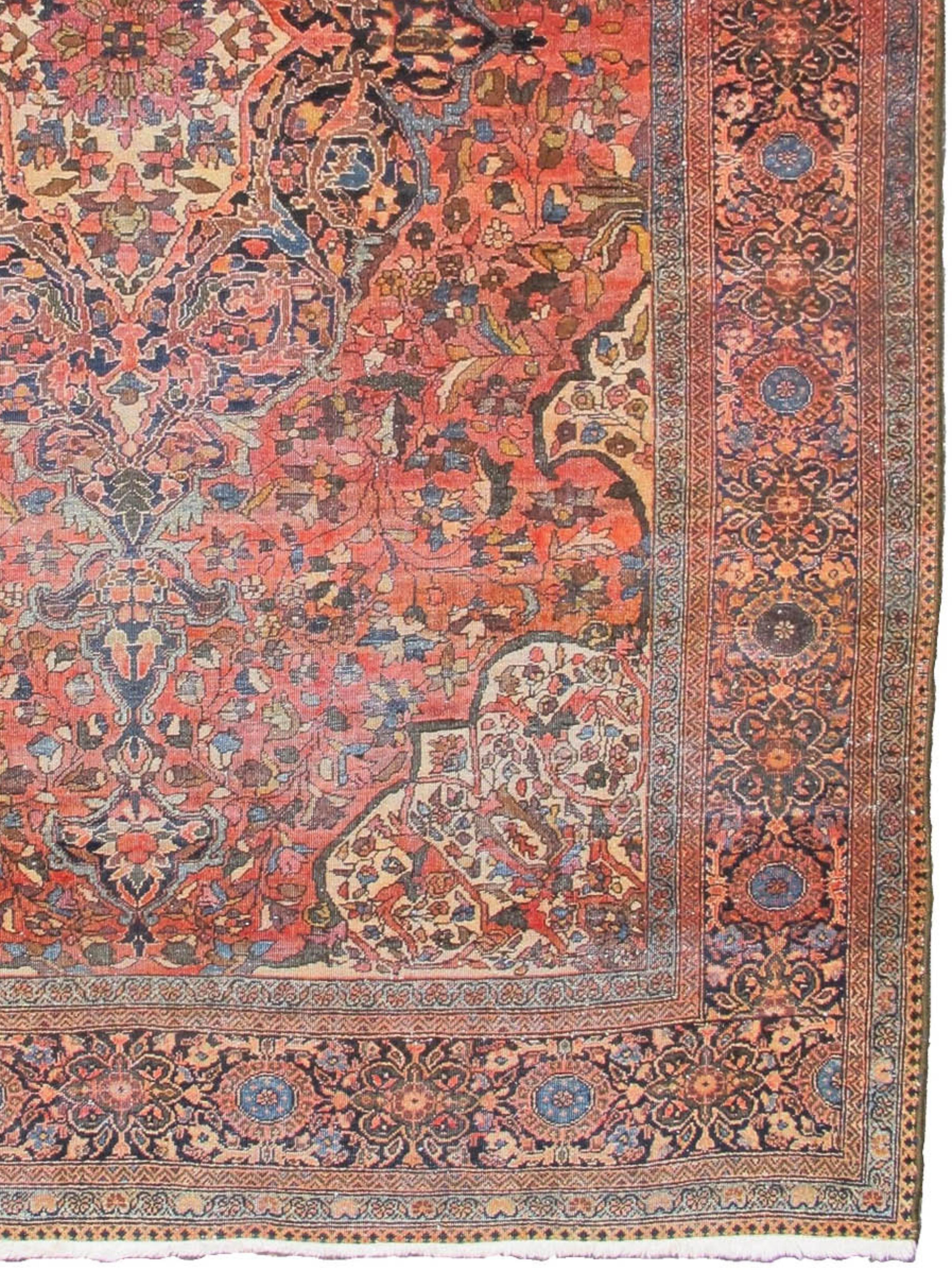 Fereghan Sarouk-Teppich, um 1900 (Handgeknüpft) im Angebot