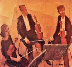 Ascolto, Pintura, Óleo sobre lienzo