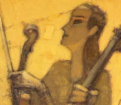 Pausa, Pittura, Olio su tela