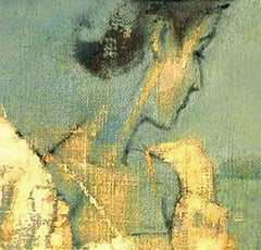 Tha Accompanist, Painting, Oil on Wood Panel