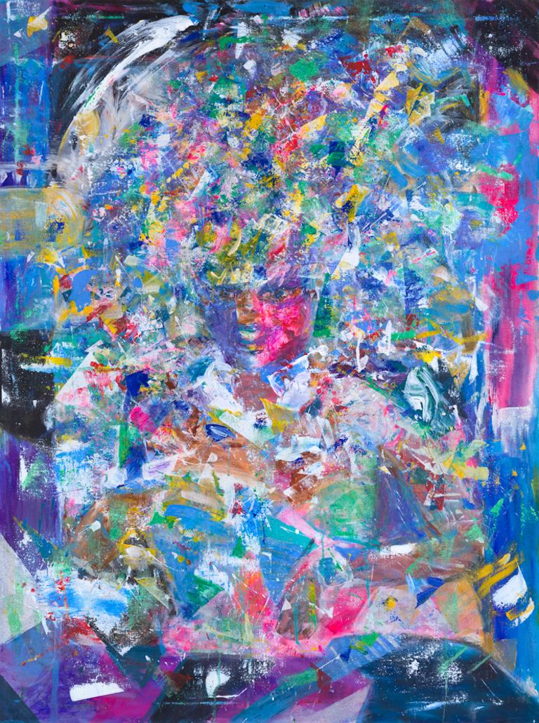 Abstract Winning Fereshteh Stoecklein - Carnival in Rio abstract painting by award ...