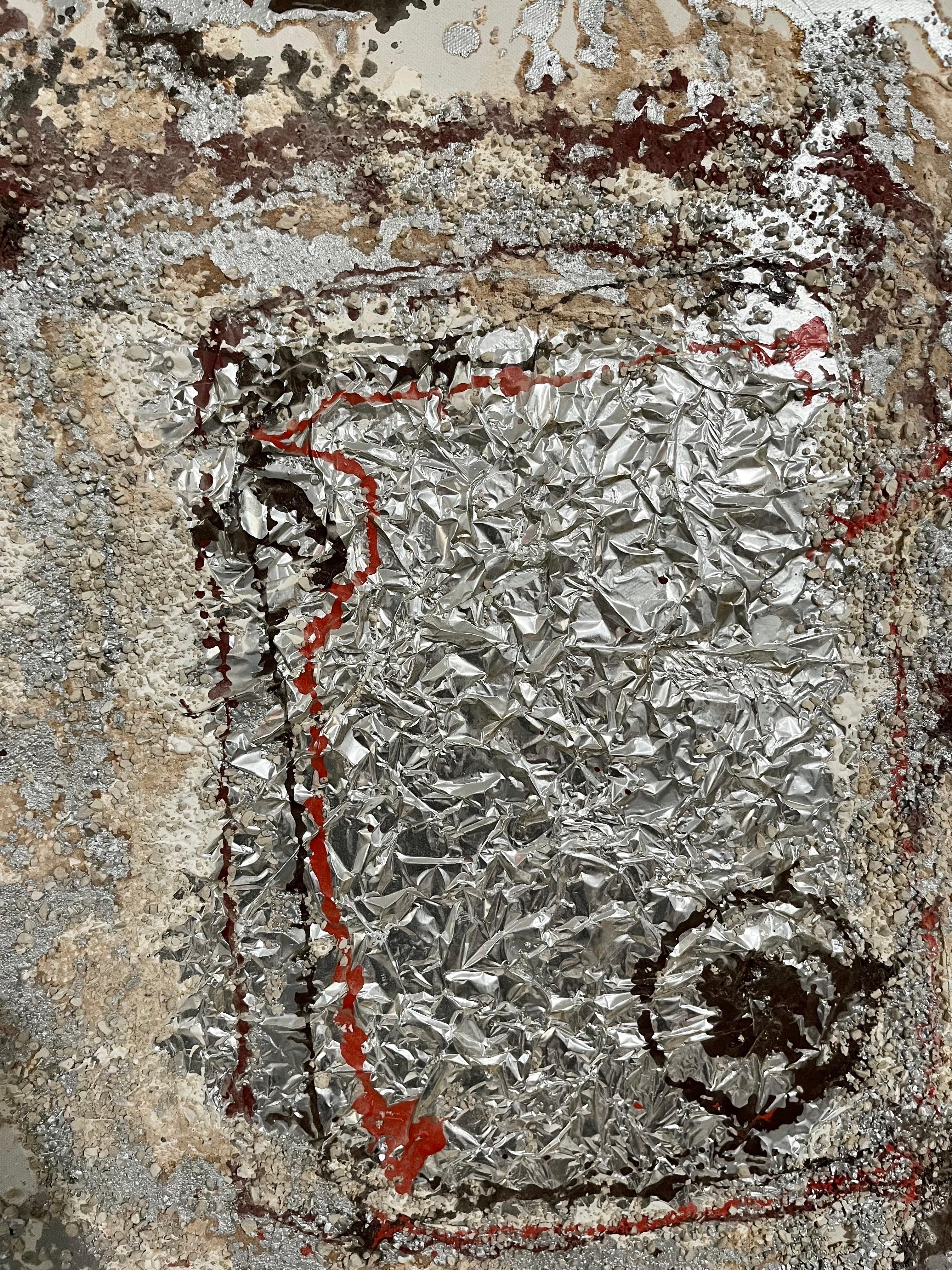 Pintura al óleo modernista persa iraní de Oriente Medio abstracta Fereydoun Assa en venta 1
