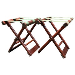 Ferguson Brothers Manufacturing Company Campaign Style Luggage Racks