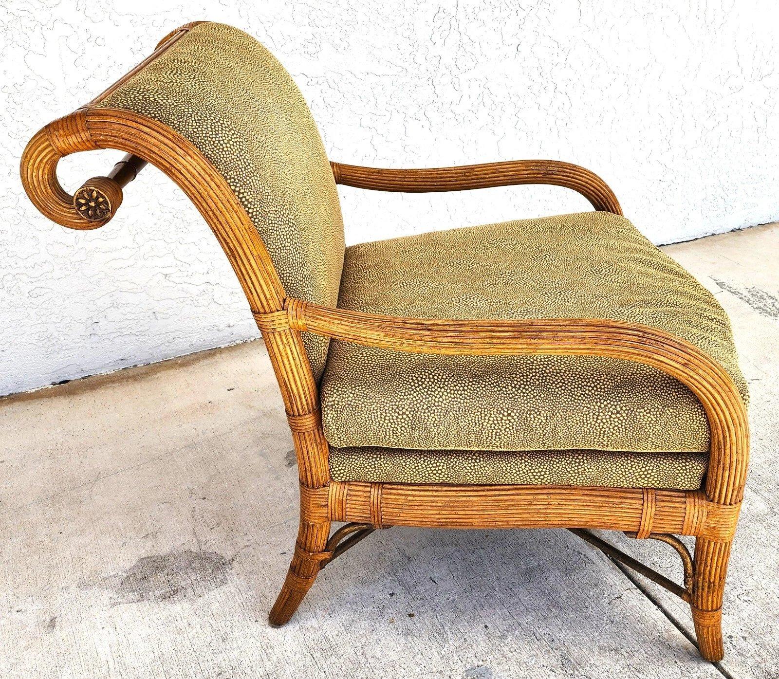 Bohème Ferguson Copeland fauteuil en bambou en vente