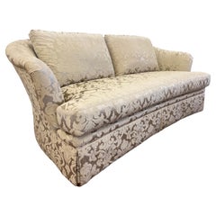 Ferguson Copeland Custom Silk Scalamandre Damask Sofa