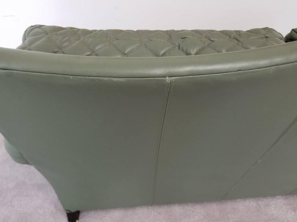 Leather Settee Loveseat Ferguson Copeland Hamilton 1