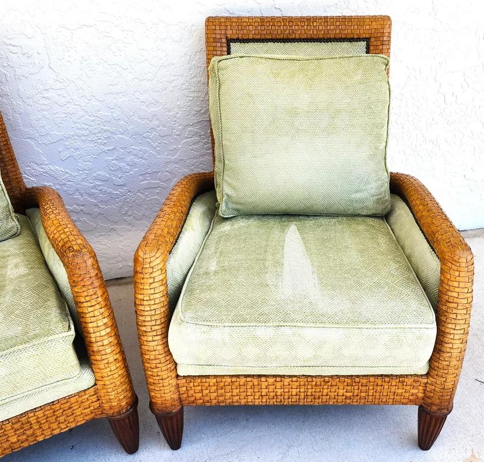 Ferguson Copeland Sillones de cuero con cordones en Bueno estado para la venta en Lake Worth, FL