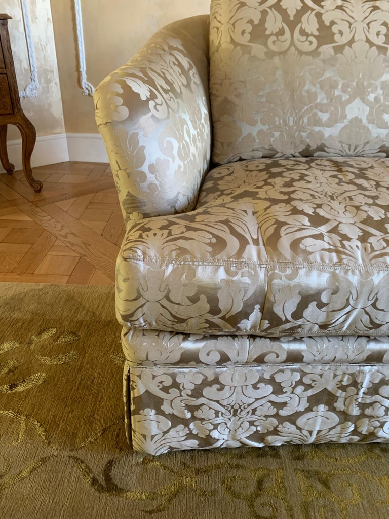 Ferguson Copeland Silk Damask Sofa One of Two at 1stDibs ferguson